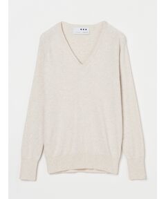 Cotton melange smooth pullover