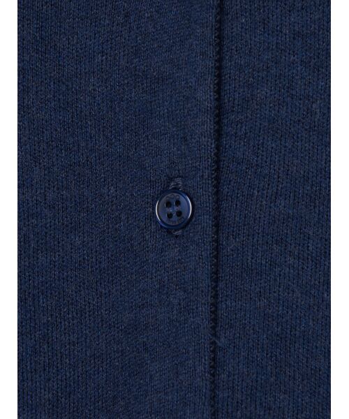 three dots / スリードッツ カーディガン・ボレロ | Cotton melange smooth button cardigan | 詳細5