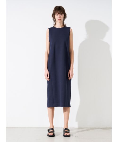 three dots / スリードッツ ドレス | Board cotton dress | 詳細10