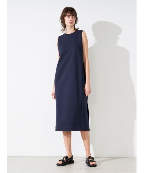 three dots / スリードッツ ドレス | Board cotton dress | 詳細8