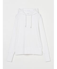 Soufflle cotton hooded top