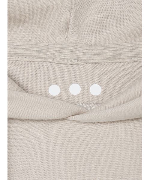 three dots / スリードッツ その他トップス | Soufflle cotton hooded top | 詳細3