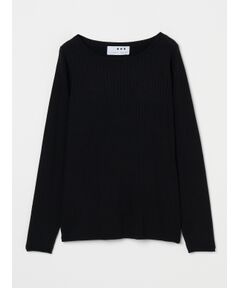 Moist boatneck top