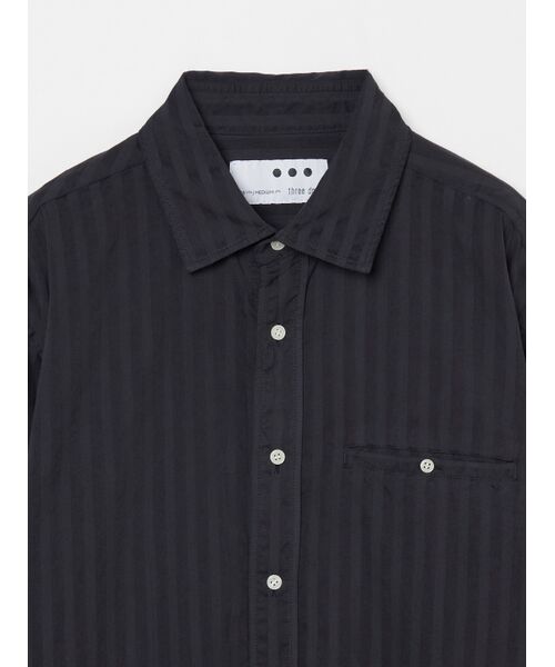 three dots / スリードッツ シャツ・ブラウス | Men's piece dyed shirts l/s | 詳細2