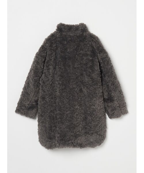 three dots / スリードッツ その他アウター | Upcycled eco fur middle coat | 詳細1