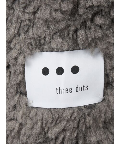 three dots / スリードッツ ショルダーバッグ | Upcycled eco fur tote bag | 詳細4