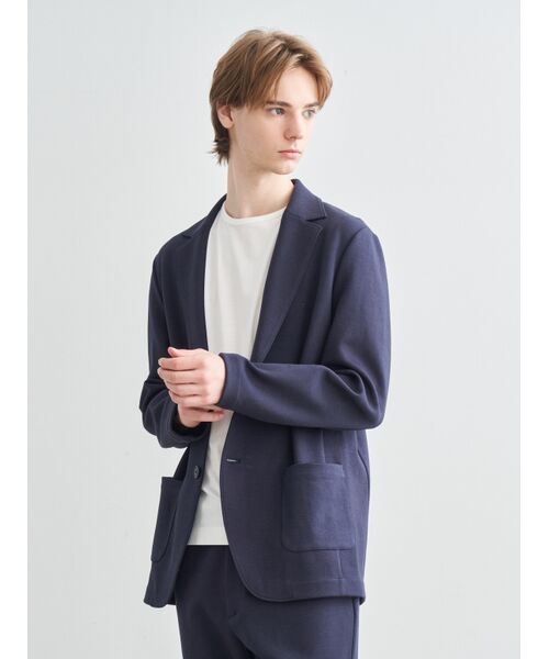 three dots / スリードッツ テーラードジャケット | Men's board cotton jacket | 詳細6