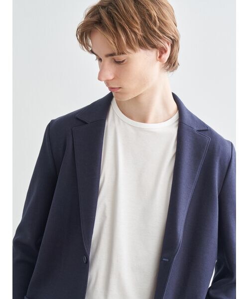 three dots / スリードッツ テーラードジャケット | Men's board cotton jacket | 詳細8