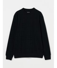 three dots / スリードッツ その他トップス | Men's jacquard l/s sweat