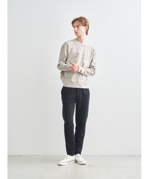 three dots / スリードッツ その他トップス | Men's jacquard l/s sweat | 詳細9