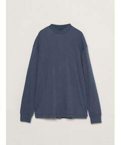 Men's souffle cotton mock neck