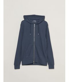 Men's souffle cotton zip hoody