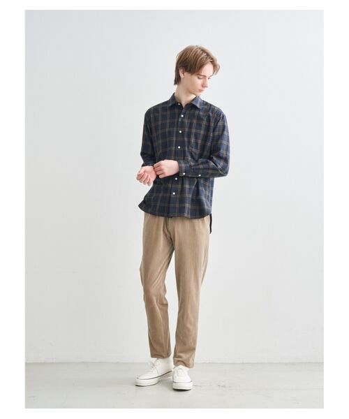 three dots / スリードッツ シャツ・ブラウス | Men's 32S viyella check shirts | 詳細10