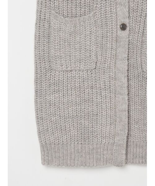 three dots / スリードッツ ニット・セーター | Big stitch sweater longcardigan | 詳細4