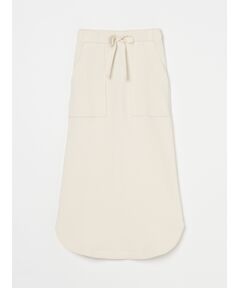 Smile brushed terry skirt