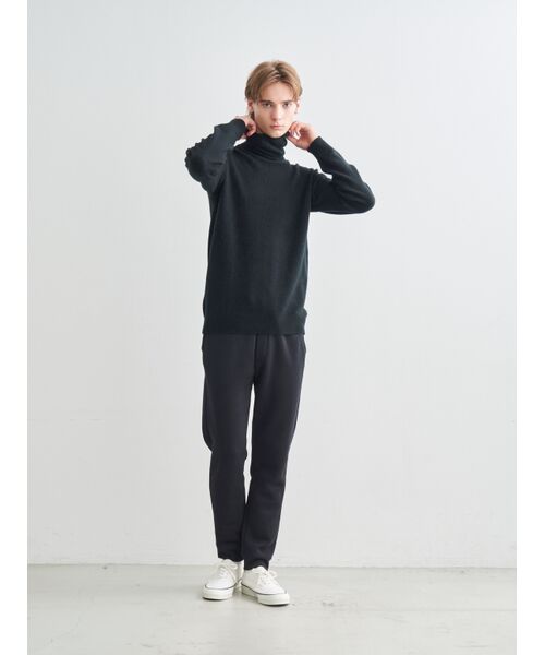 Men's cashmere l/s turtle neck （ニット・セーター）｜three dots