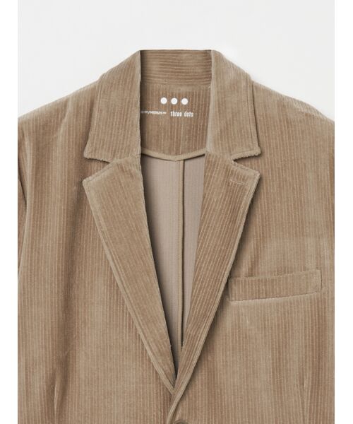 Men's cut corduroy jacket