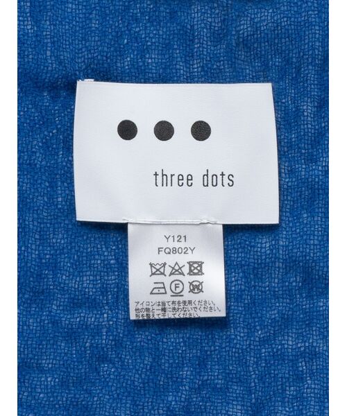 three dots / スリードッツ マフラー・ショール・スヌード・ストール | Airy cashmere wrap | 詳細3