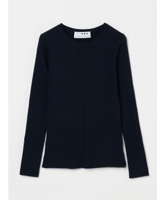 Wool outfit rib tee knit