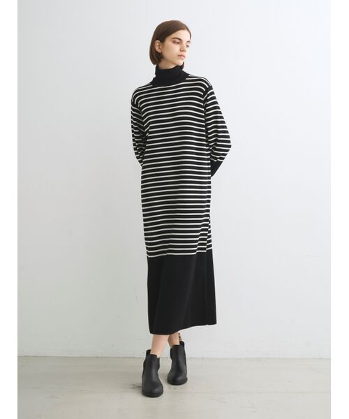 three dots / スリードッツ ドレス | Wool outfit dress | 詳細10