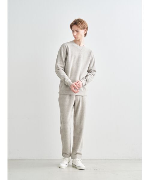 three dots / スリードッツ その他トップス | Men's pile jersey sweat | 詳細9