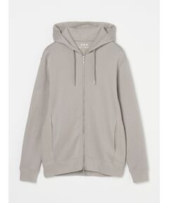 Men's cashmere touch zip hoody