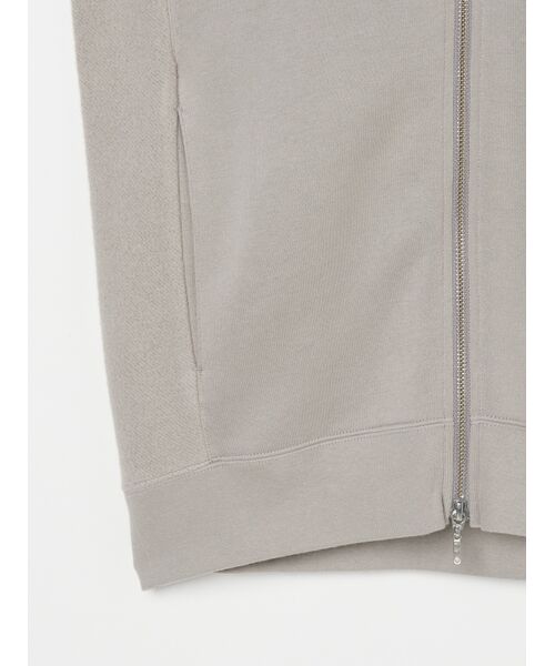 three dots / スリードッツ パーカー | Men's cashmere touch zip hoody | 詳細4