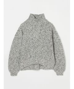 three dots / スリードッツ ニット・セーター | Melange big sleeve top