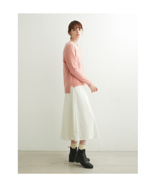 three dots / スリードッツ スカート | Stretch tweed skirt | 詳細17
