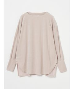 Compact velour loose top