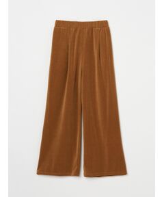 Compact velour pants