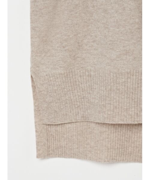 three dots / スリードッツ ニット・セーター | Wool cashmere l/s tops | 詳細4