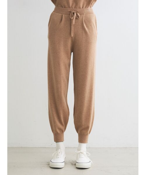 Wool cashmere pants