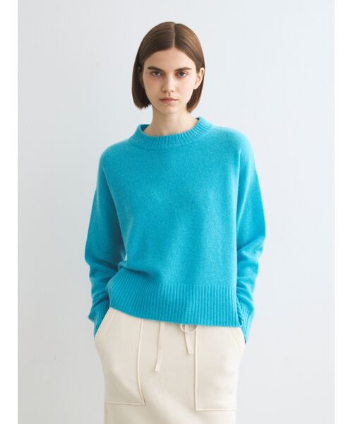 セール】 Cashmere l/s tops （ニット・セーター）｜three dots