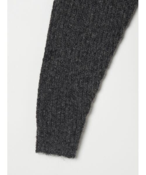 three dots / スリードッツ ニット・セーター | Men's shaggy sweater crew neck | 詳細3