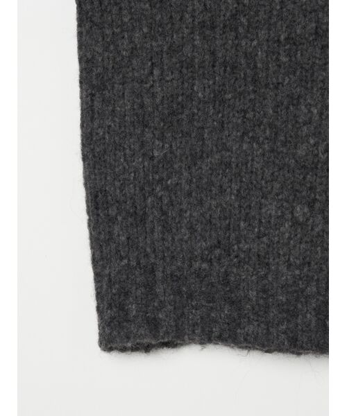 three dots / スリードッツ ニット・セーター | Men's shaggy sweater crew neck | 詳細4