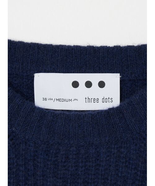 three dots / スリードッツ ニット・セーター | Men's yak l/s crew neck | 詳細5