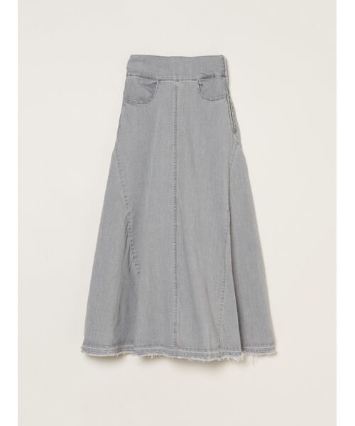 Denim volume flair skirt （スカート）｜three dots