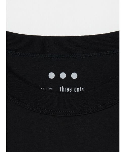 three dots / スリードッツ Tシャツ | Haute cotton smooth long slv tee | 詳細3