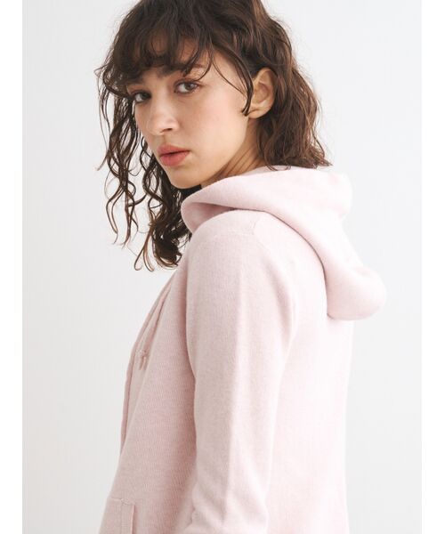 three dots / スリードッツ その他トップス | Cotton melange l/s hoody | 詳細8