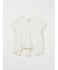 three dots / スリードッツ その他トップス | High dense rammy gilet blouse