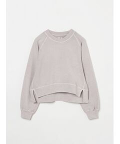 three dots / スリードッツ その他トップス | Pigment dyed french terry sweat