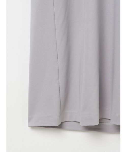 three dots / スリードッツ ドレス | Haute cotton smooth tuck dress | 詳細4