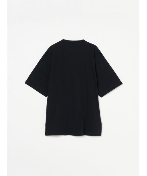 three dots / スリードッツ Tシャツ | Men's Organic cotton knit layered crew neck | 詳細1