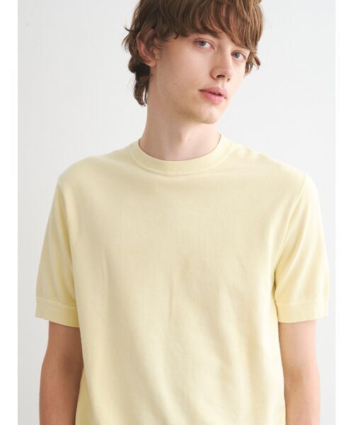 three dots / スリードッツ Tシャツ | Men's Pigment dye organic cotton s/s crew | 詳細8