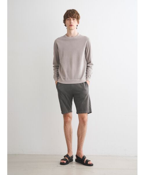 three dots / スリードッツ Tシャツ | Men's Pigment dye organic cotton l/s crew | 詳細9