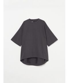 Sleek canvas half slv loose tee