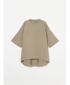 Sleek canvas half slv loose tee