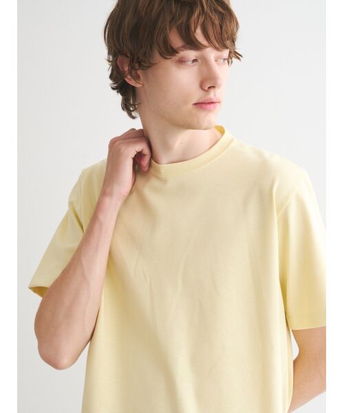 three dots / スリードッツ Tシャツ | Men's heavy mercerized cotton s/s crew neck | 詳細8