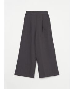 Sleek canvas wide pants